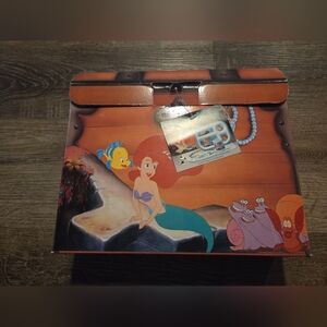 Vintage Little Mermaid 5-Piece Melamine Set Disney Selandia Plate Flatware  Cup